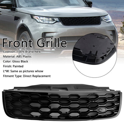 2017-2020 Land Rover Discovery 5 Honeycomb Style Grill Front Bumper Replacement Black Grille LR082695