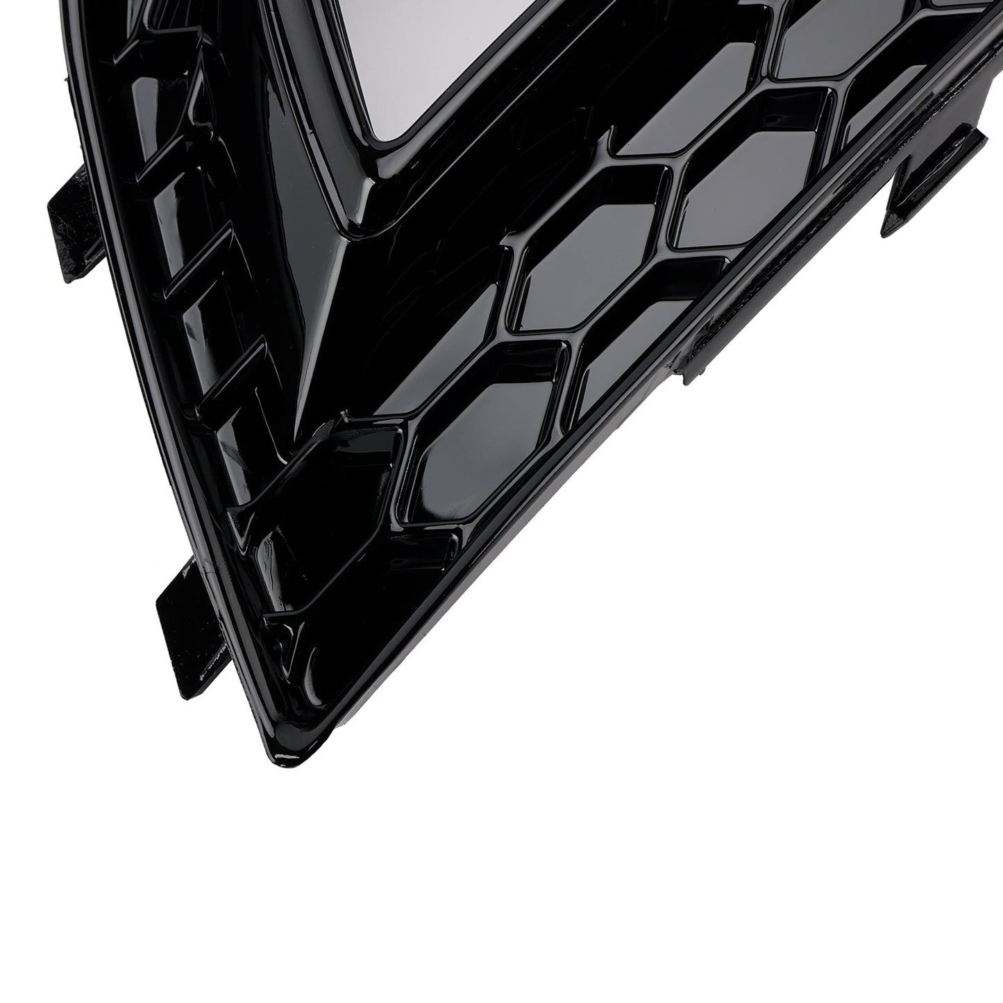 2013-2015 Black Fog Light Cover Grille Fit Audi A4 B8.5 Standard Bumper