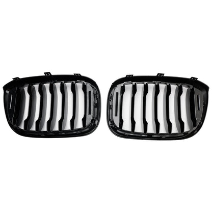 2018-2021 BMW X4 G02 X3 G01 G08 Gloss Black Front Kidney Grille Mesh Grill