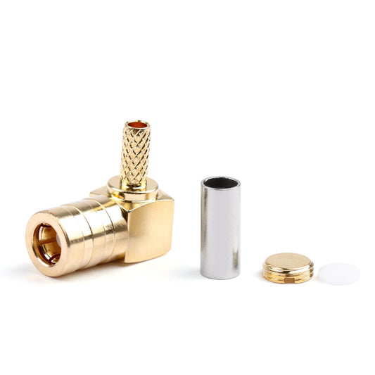 Lot de 10 connecteurs RF femelles SMB à angle droit RG316 RG174 pour antenne GPS
