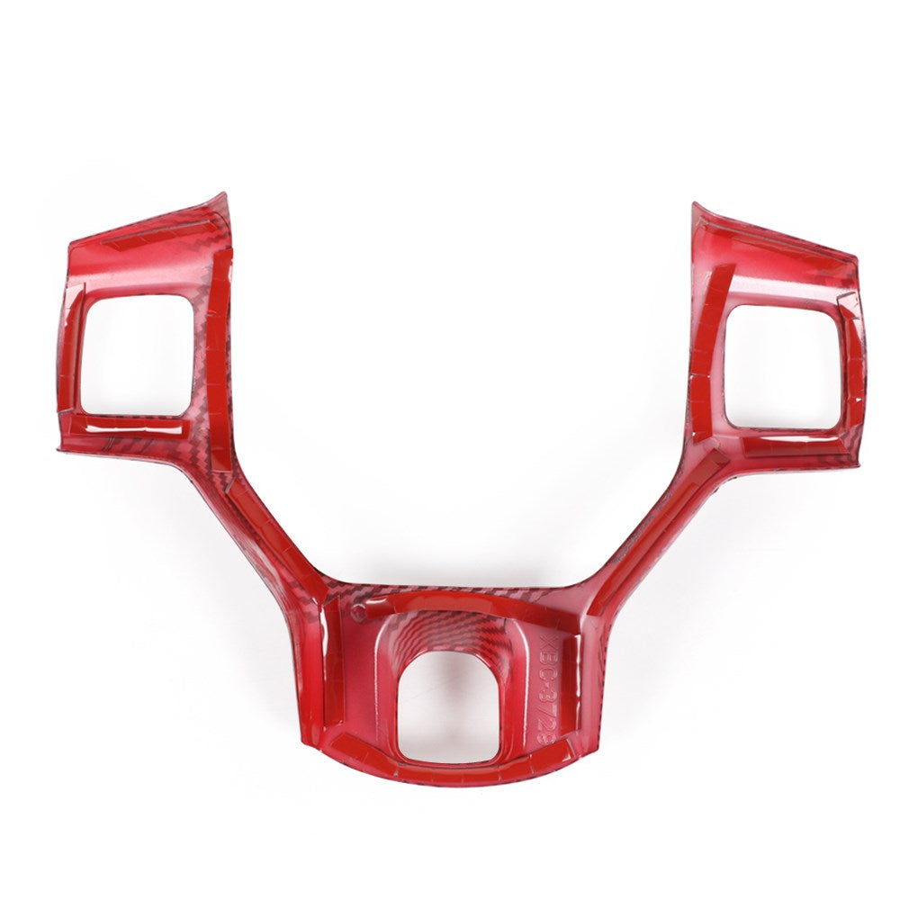 Garniture de panneau de volant intérieur en fibre de carbone ABS pour Ram 2010-2017