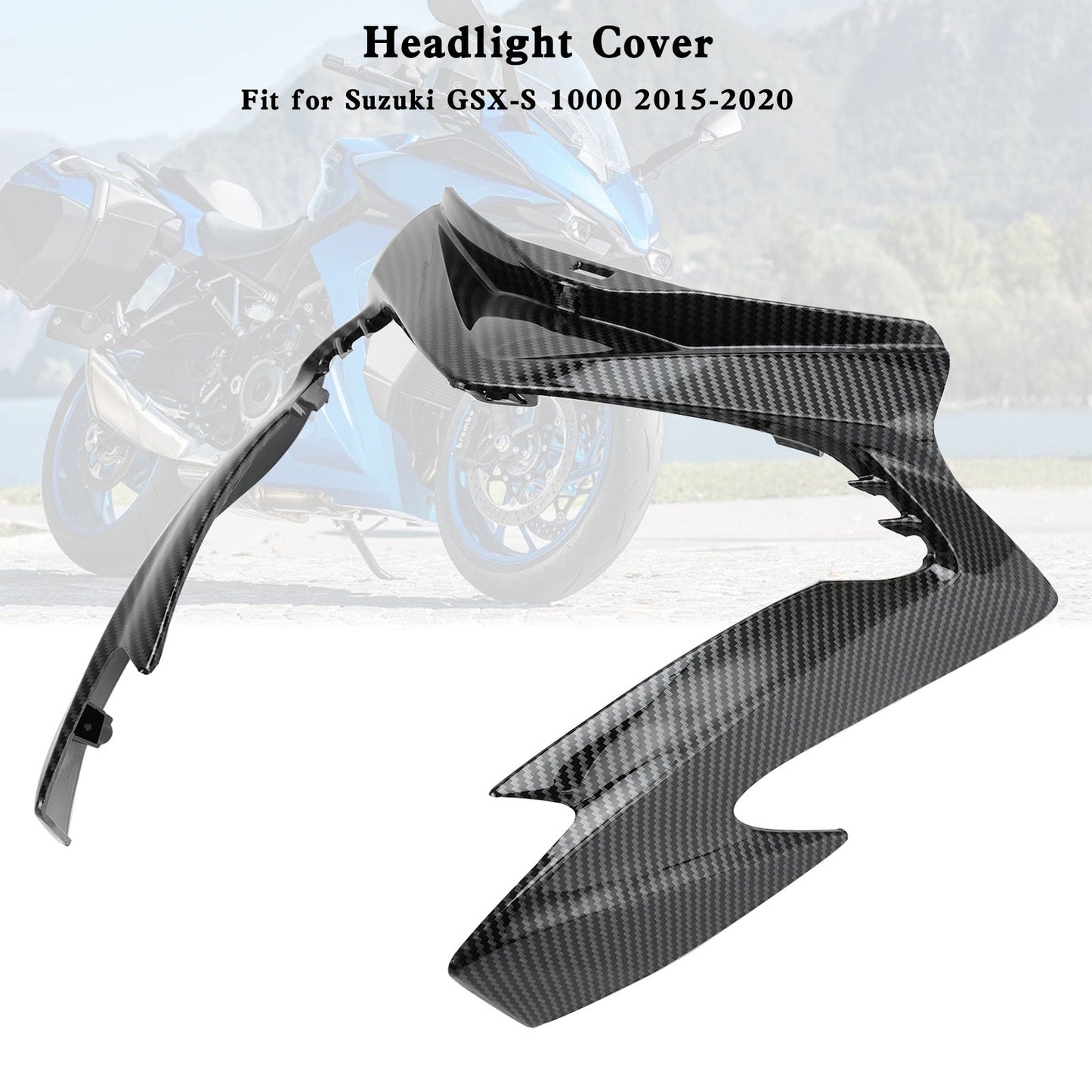 Front Nose Headlight Cover Fairing For For Suzuki GSX-S 1000 2015-2020