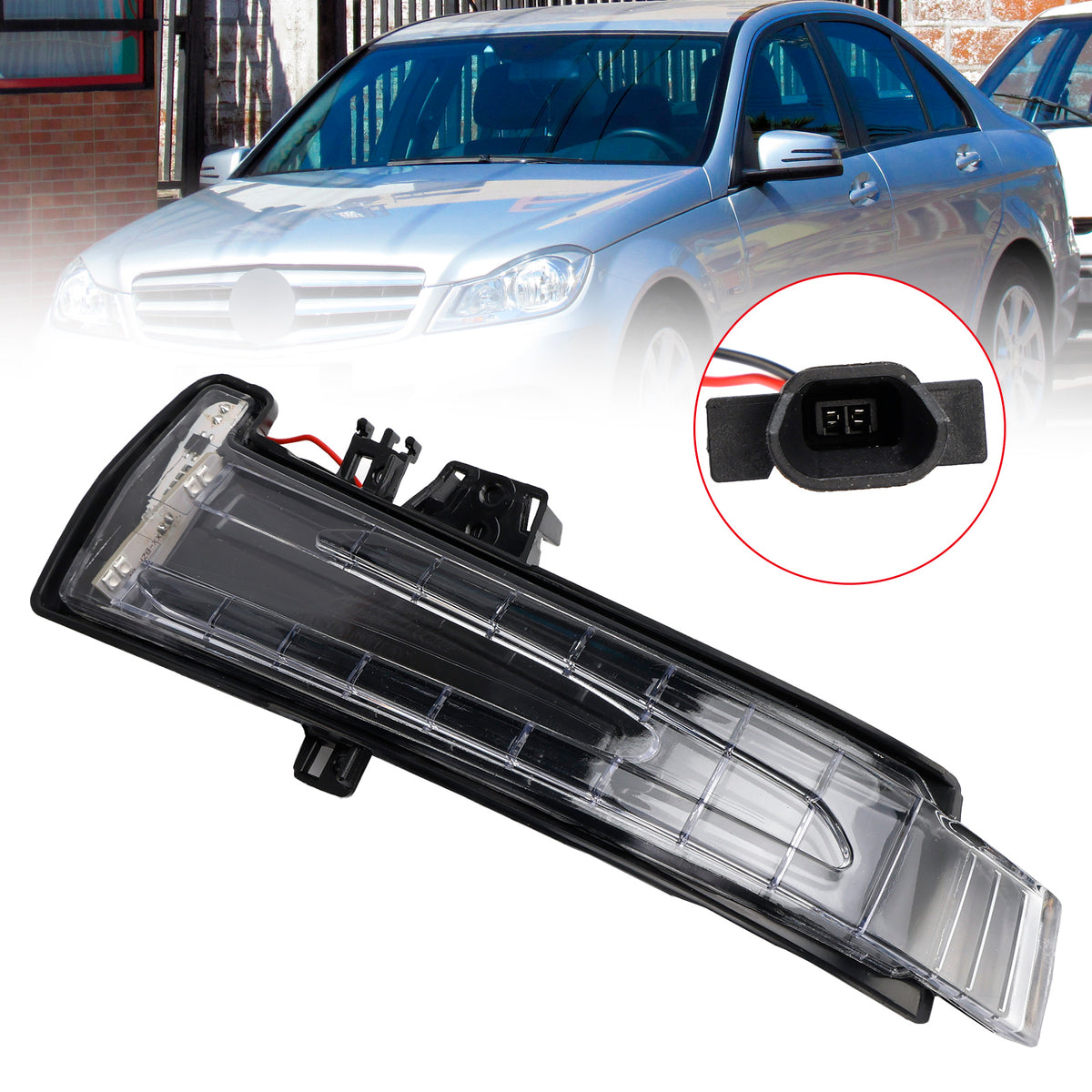 2010-2013 MERCEDES-BENZ C300 2129067401 Wing Mirror LED Signal Indicator Light