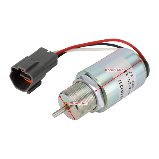Solenoide de corte de combustible 30A87-20400 (12 V), compatible con motores Mitsubishi L3E, S3L y S4L