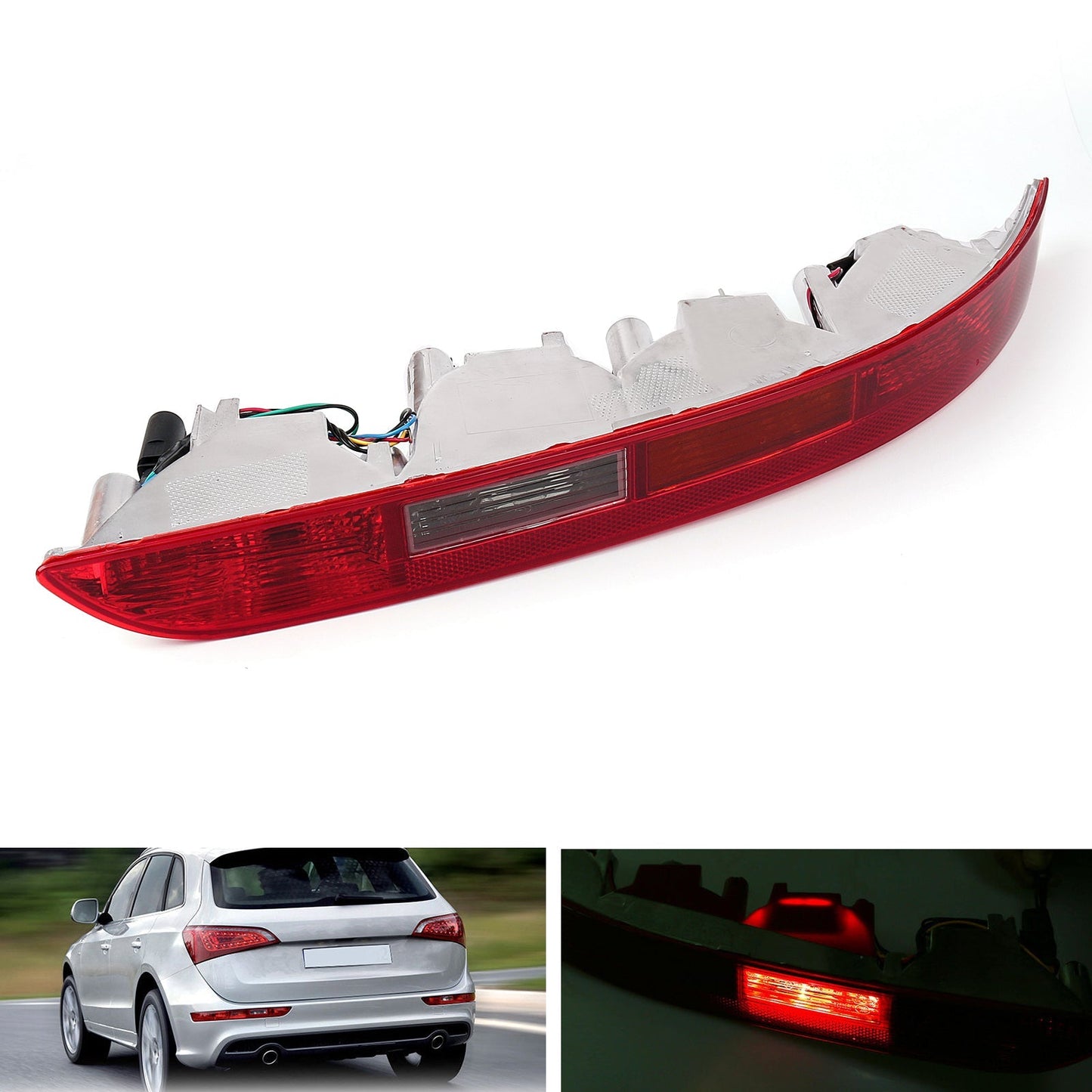Left+Right Rear Lower Tail light Reverse Lamp Bumper Light 2009-2015 Audi Q5