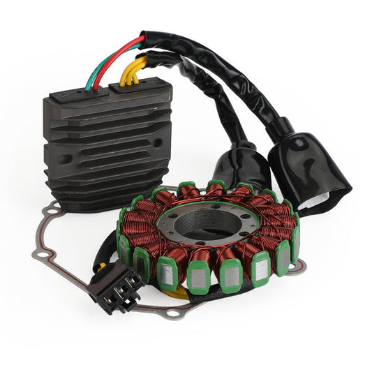 2006-2007 Honda CBR1000RR Magneto Stator 31120-MEL-D21 +Voltage Regulator Rectifier 31600-MEL-A21 +Gasket 11321-MEL-305