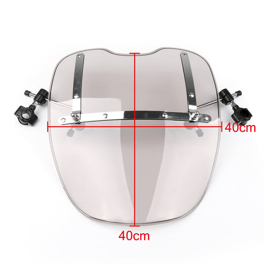 Windscreen Windshield For Suzuki Honda Kawasaki Yamaha Touring Softail Dyna