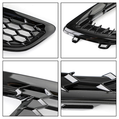 Ford 2015-2017 Focus F1EZ15200A F1EZ15201A Pair Front Bumper Fog Light Lamp Cover Bezel Grill