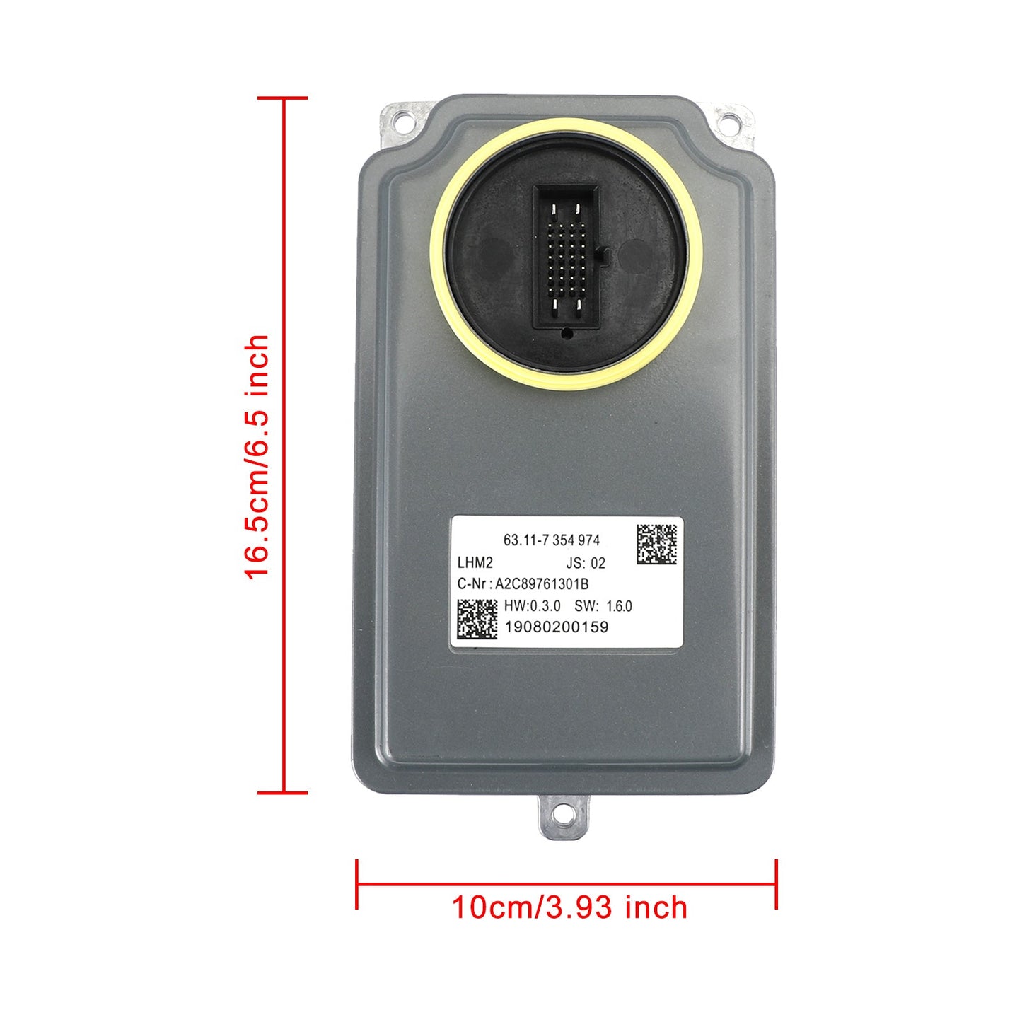 Module de commande d'ampoule de feu de route 63117354974 pour BMW 528i, 528ix, 535i, 535ix (2014-2017)