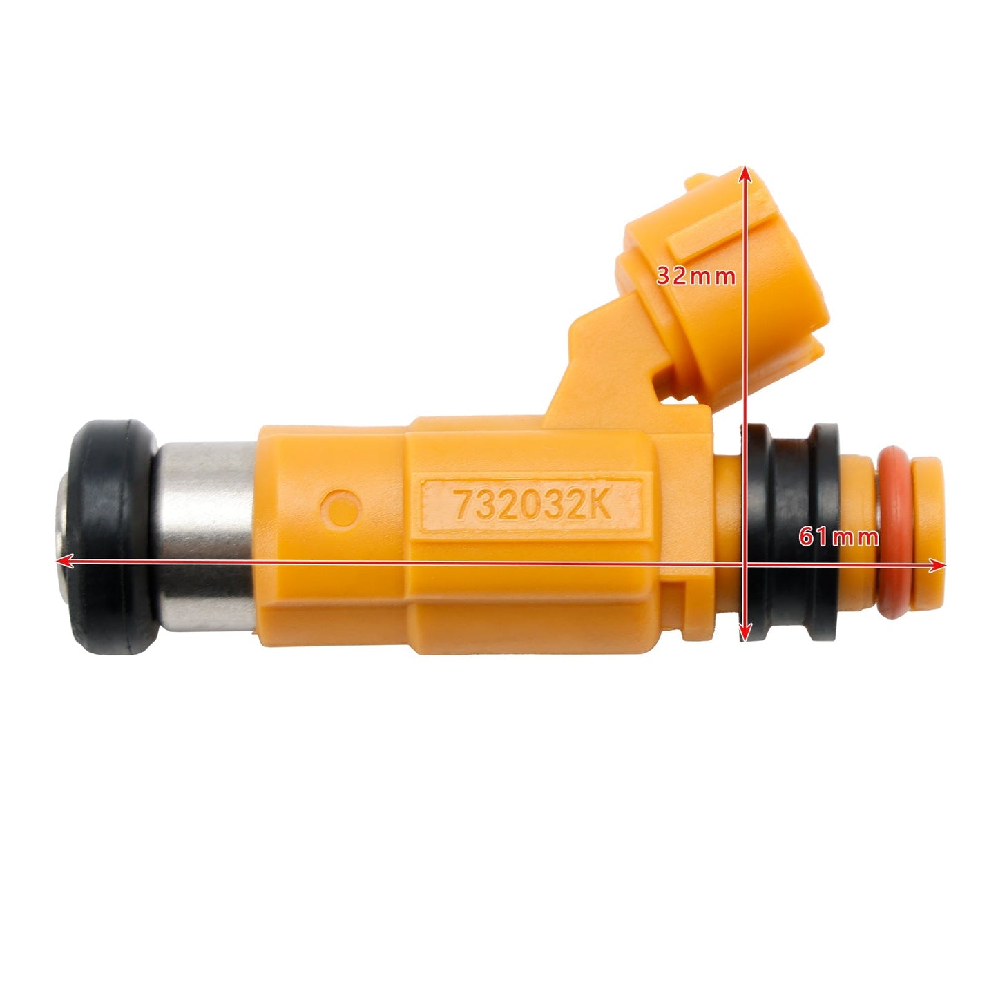 4 inyectores de combustible para Yamaha FJR1300 Road Star Warrior XV1700 5FL-13761-00-00