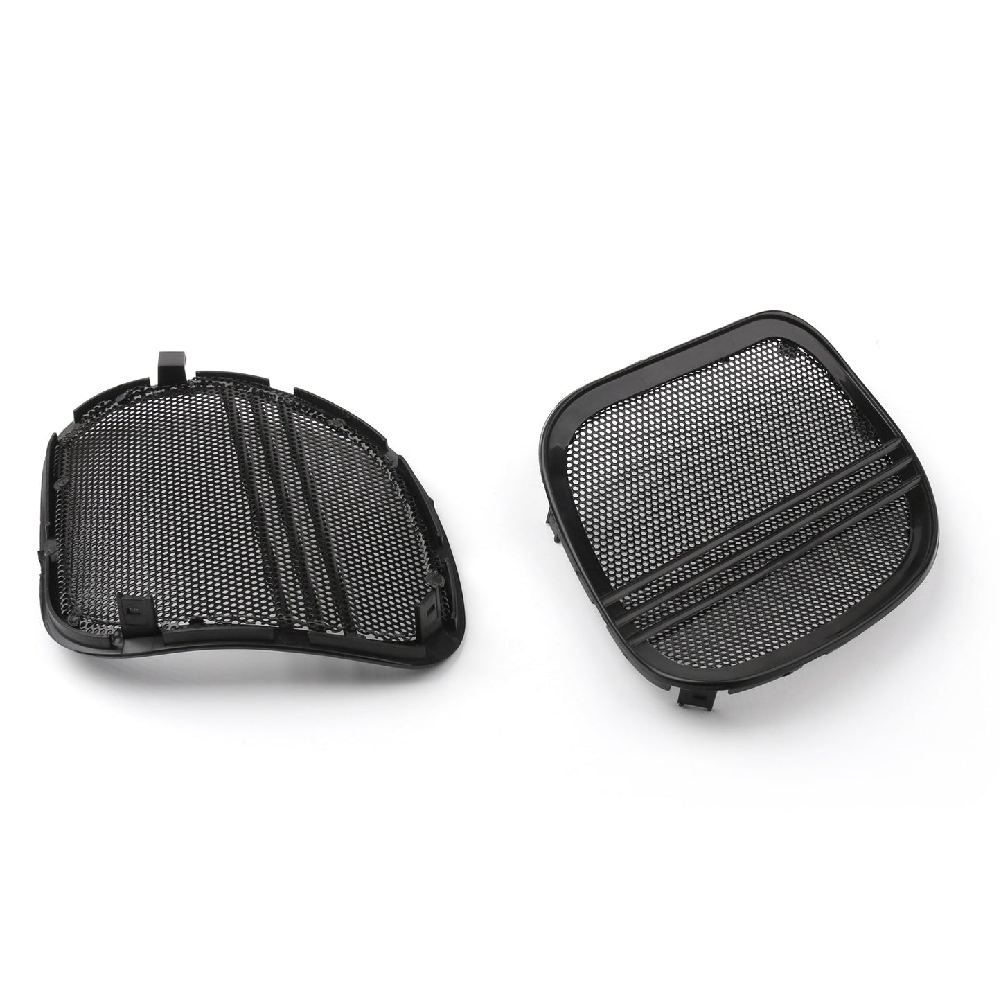 Motorcycle Tri-Line Speaker Cover Grills For Harley Road Glide FLTRX 2015-18 BK