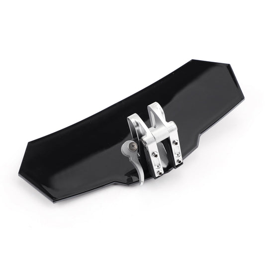 Extension de déflecteur de pare-brise réglable, compatible avec Honda et Yamaha, universelle, noire