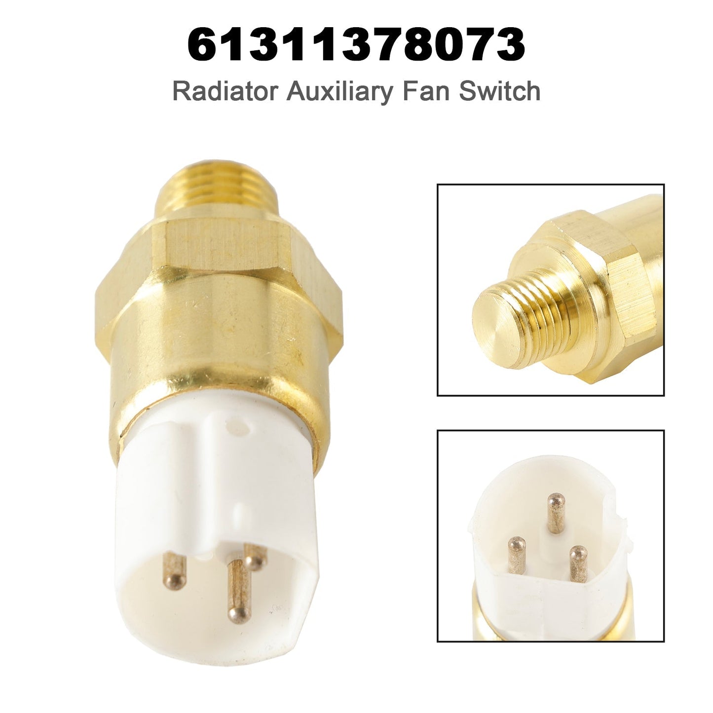 For BMW E36 325i M3 530i 535i Z3 Radiator Auxiliary Fan Switch 61311378073