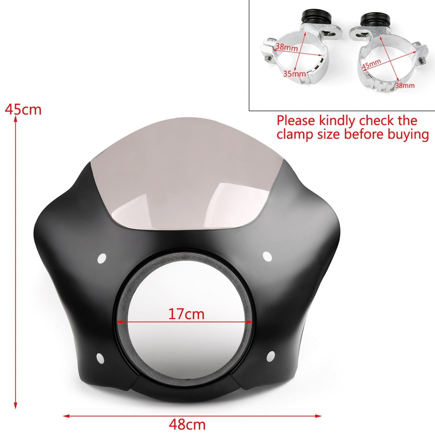 Carénage de pare-brise pour Dyna 1986-2005 FXDL Dyna Low Rider 2007-2009 XL 1200V Seventy-Two 2012-2016 Street XG 750 2014-2016
