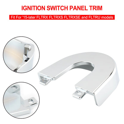 15-22 Touring Road Glide Special Aluminum Ignition Switch Panel Trim For