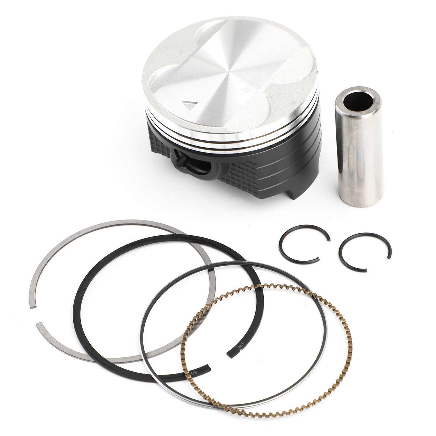 Kit de pasadores y anillos de pistón de 73,50 mm + diámetro interior de 0,50 mm para Suzuki DR250R/S DRZ250 (1998-2007)