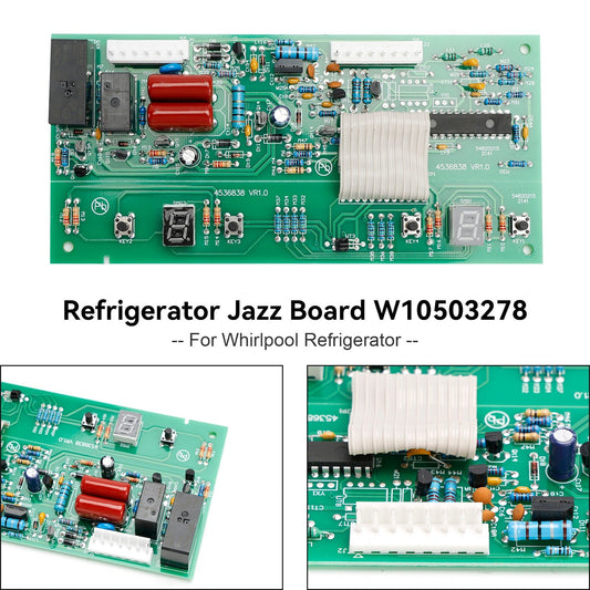 Placa de control de repuesto para refrigerador Jazz W10503278 para Whirlpool Maytag Jenn-Air