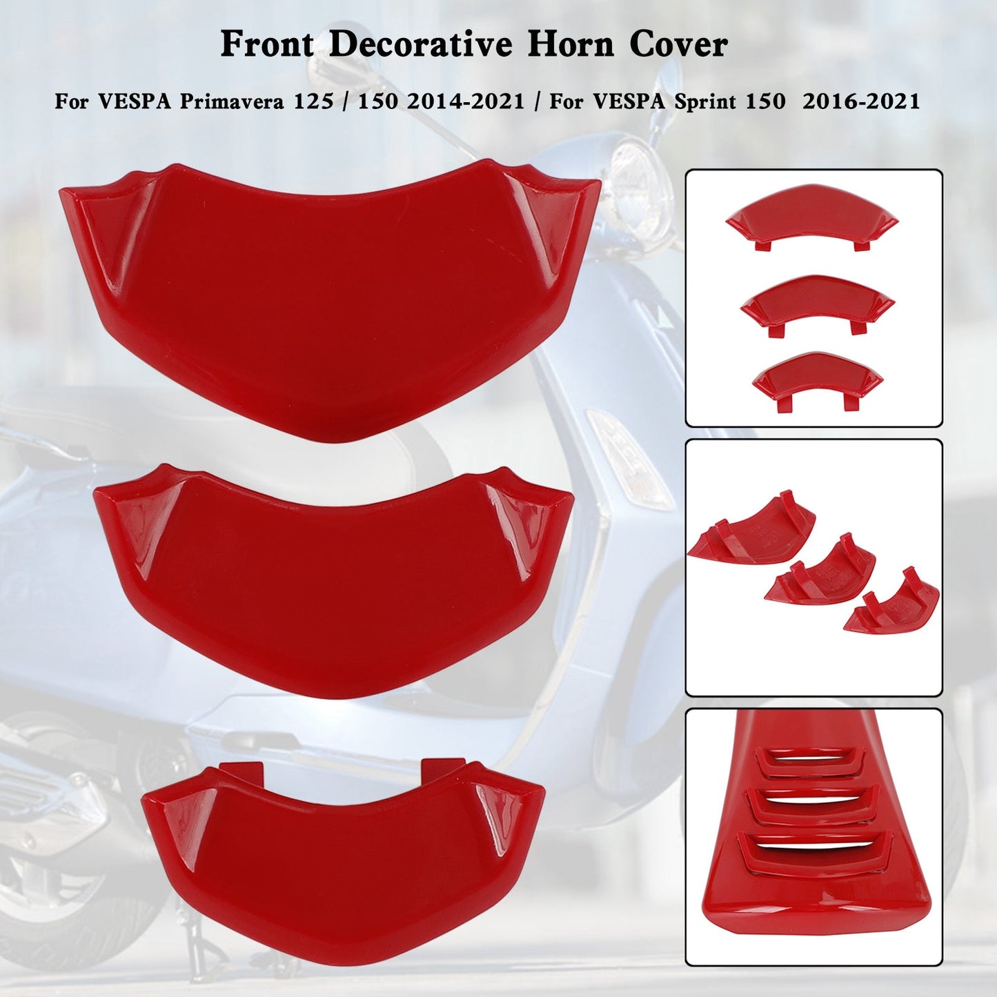 Cubierta decorativa delantera de bocina para VESPA Sprint Primavera 125/150 2014-2021