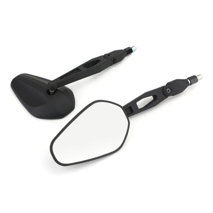 Pair M10 Rear View Mirror UNIVERSAL Nylon Mirrors ForMotorcycle Custom Cruiser