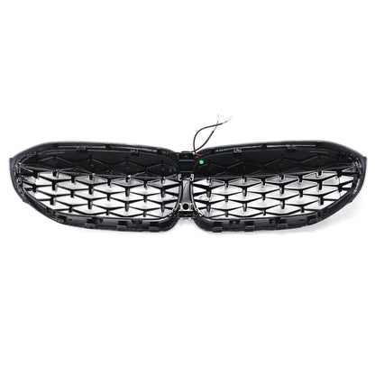 2019-2022 Black Diamond Kidney Grille Grill 51138072085 Fit BMW 3 Series G20