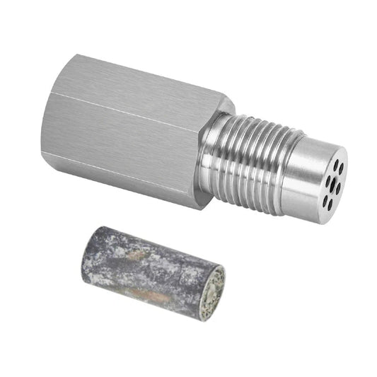 Espaciador del sensor de O2 Adaptador de luz de verificación del motor CEL Eliminador CEL Mini convertidor catalítico 