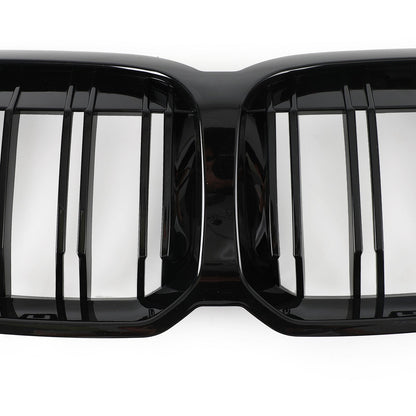 2019-2023 BMW F40 118i 120i M135i 1-Series Front Replacement Hood Grill Gloss Black Grille