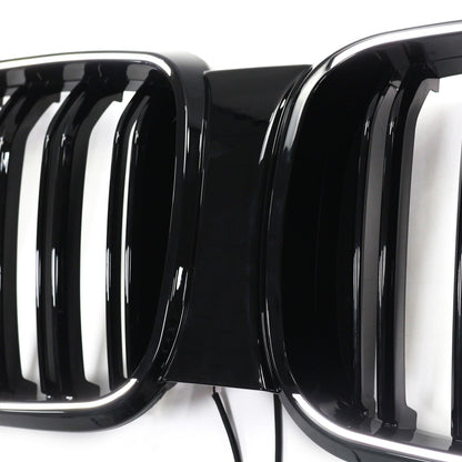 2018-2021 Front Kidney Mesh Grille Grill Fit BMW X4 G02 X3 G01 G08 Pre LCI