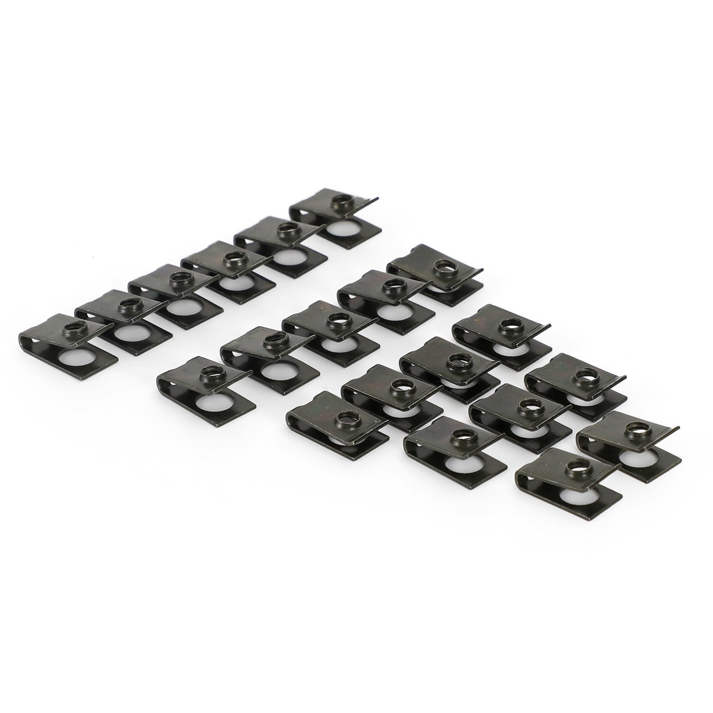20 tuercas para carenado de motocicleta, clip de tornillo galvanizado Speedclips de 5 mm para Honda