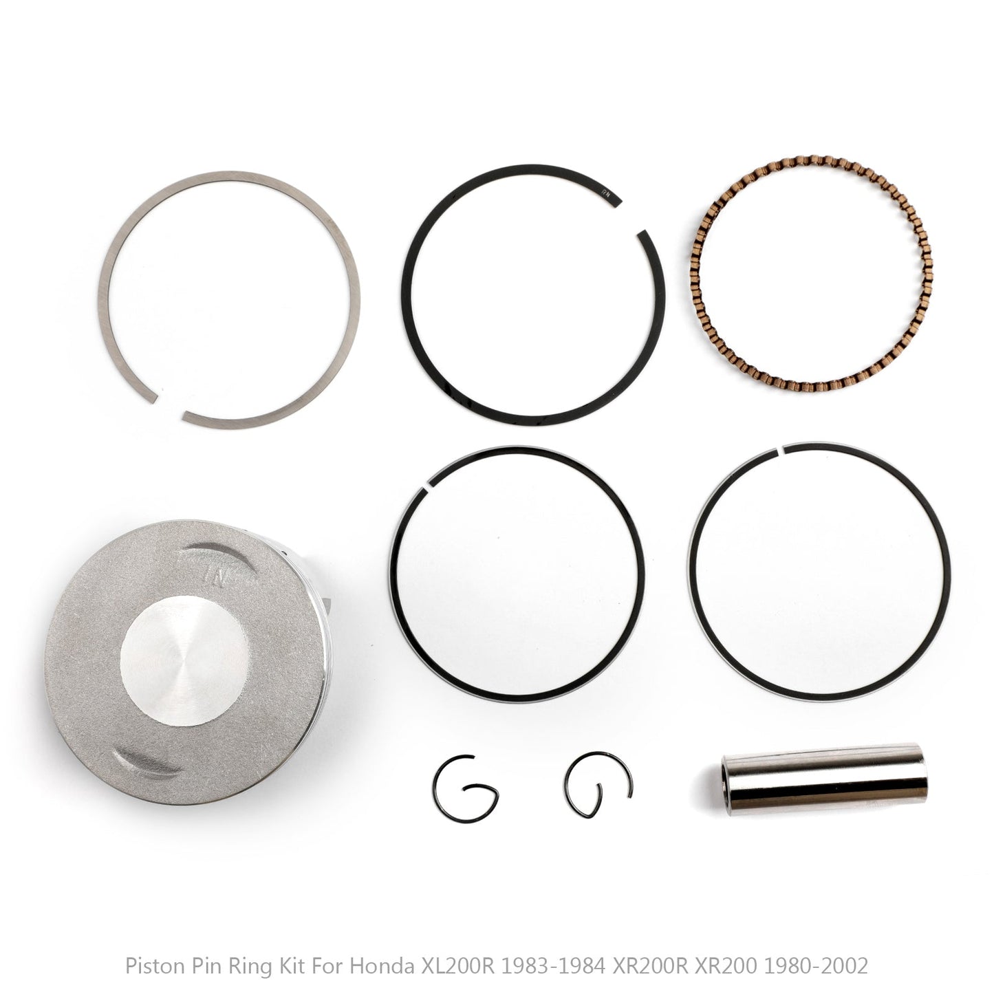 Kit de anillo de pasador de pistón de 66,00 mm para Honda XR200 1980-1983 13011-KT0-305