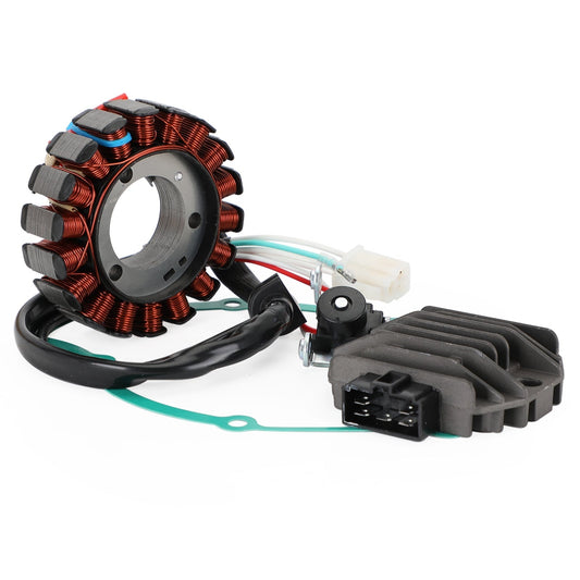 Bobine de stator magnéto 3D9-H1410-10 + régulateur de tension 4HM-81960-01 + joint pour Yamaha YB125 YBR 125 ED 3D9 51D (2007-2014)