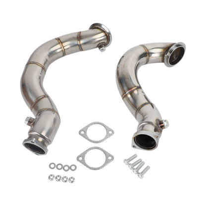 2007-2011 BMW N54 335i E90 E92 3‘’ Stainless Steel Exhaust Downpipe Pipes Champo