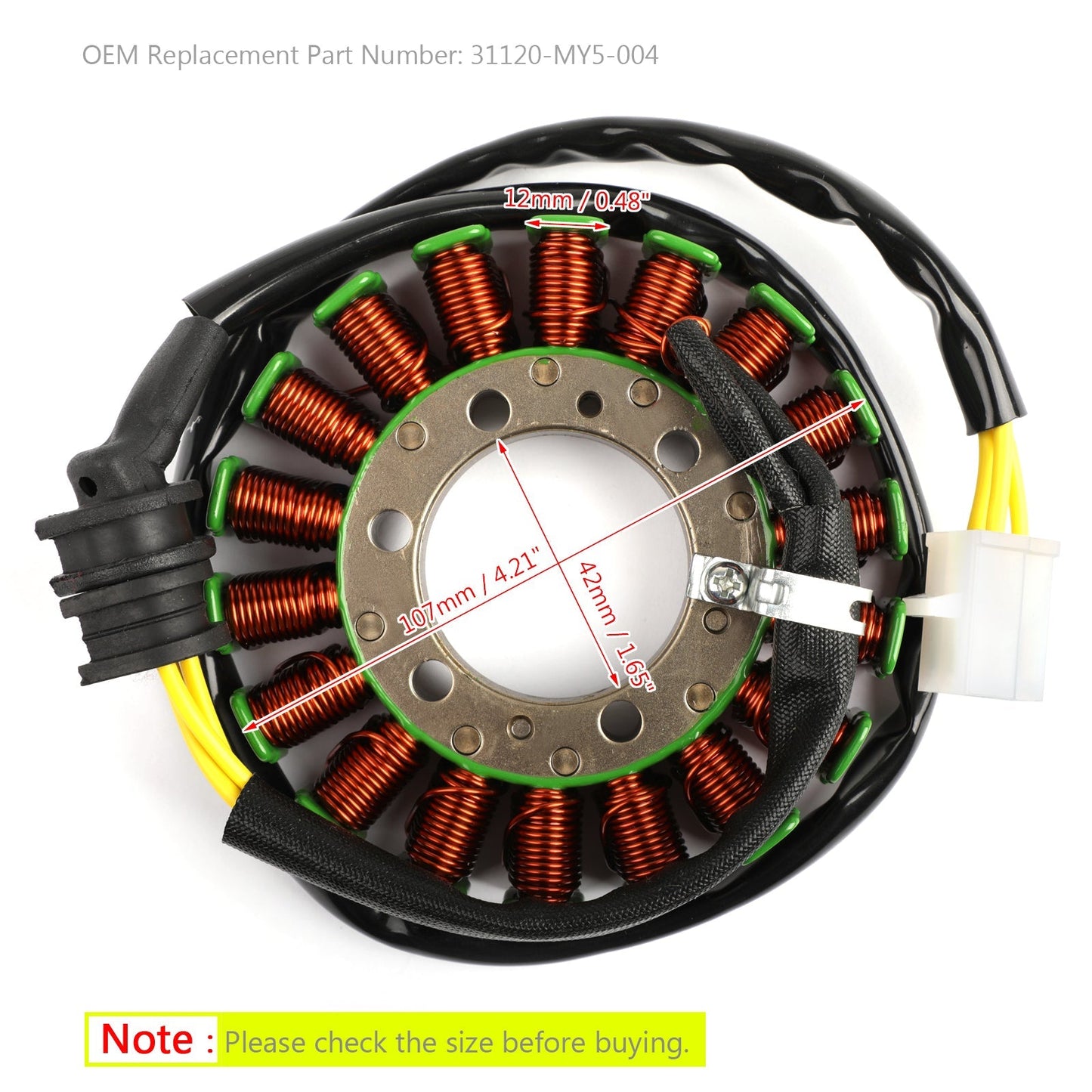 Generator Stator For For Honda CB500S CB500 PC32 1998-2002 CBF500 ABS 2004/2006 via fedex