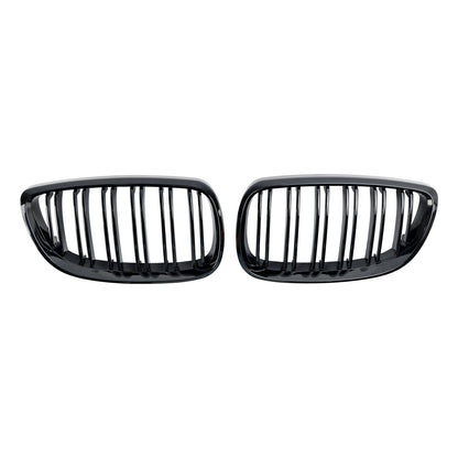 2007-2010 BMW E93 Coupe Convertible 335i/328i/330d/325i/320i Pre-Facelift Front Kidney Grill Gloss Black Grille
