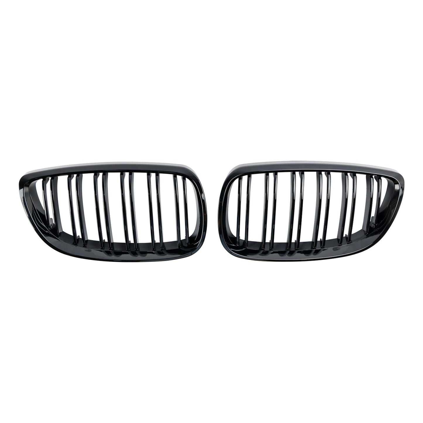 2006-2010 BMW E92 E93 335i/328i/320d/330i/325i/M3 Pre-Facelift Front Kidney Grill Gloss Black Grille