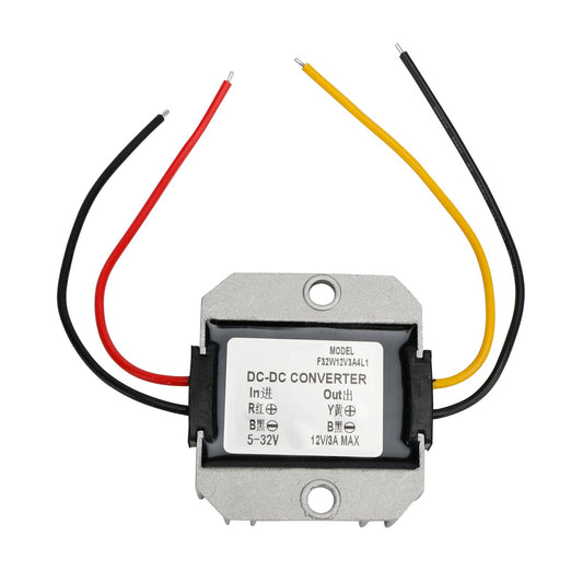 Convertisseur régulateur d'alimentation étanche CC (5-32 V) vers 12 V 2/3 A, 5-32 V vers 12 V 3 A 4L1