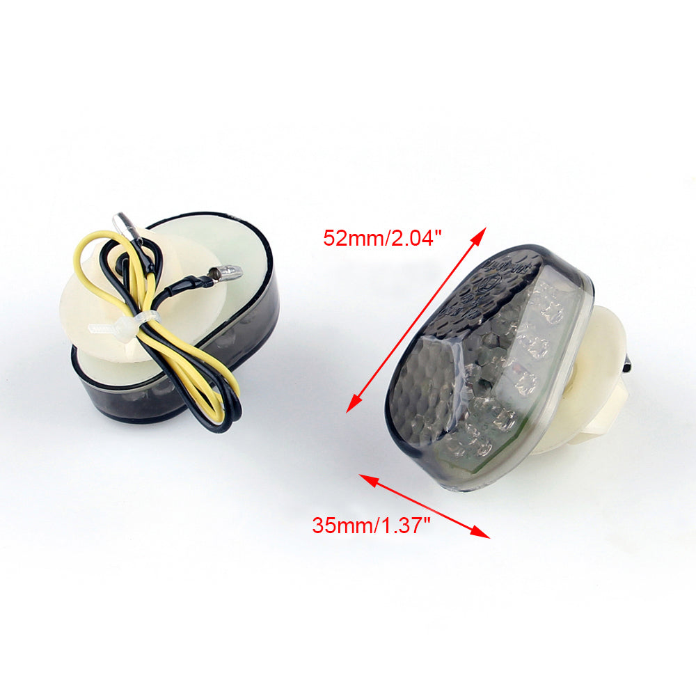 Kawasaki 98-13 ZX6R 04-13 ZX10R ZX 7R 9R 12R ZZR600 LED Turn Signals Assosary