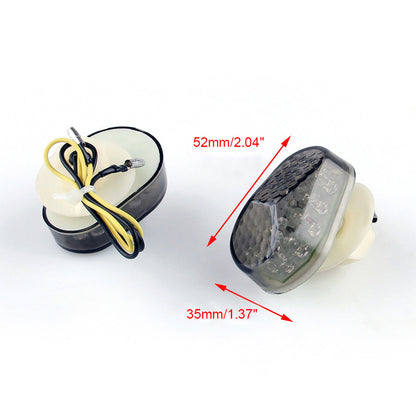 Kawasaki 98-13 ZX6R 04-13 ZX10R ZX 7R 9R 12R ZZR600 LED Turn Signals Assosary