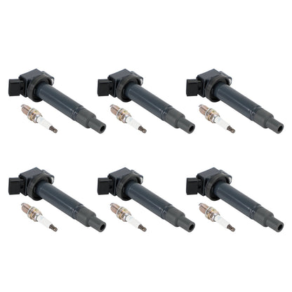 2006-2008 Lexus RX400h 3.3L V6 6PCS Ignition Coil+6PCS Spark Plug 90919-02234 UF267 1788315 6731301