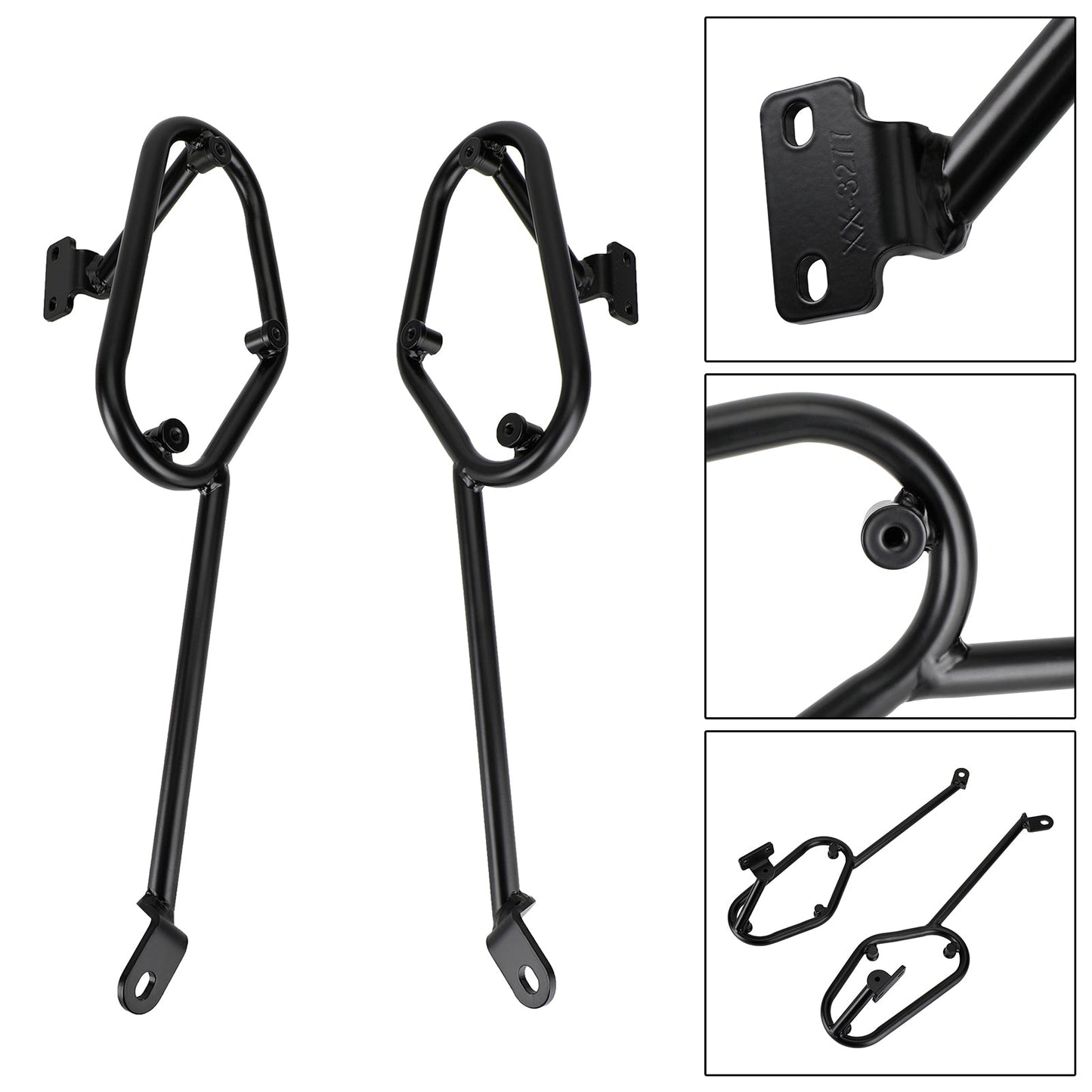 Luggage Rack Side Saddle Bag Mount Bracket Fit For For Yamaha Mt-07 18-22 19 20 21