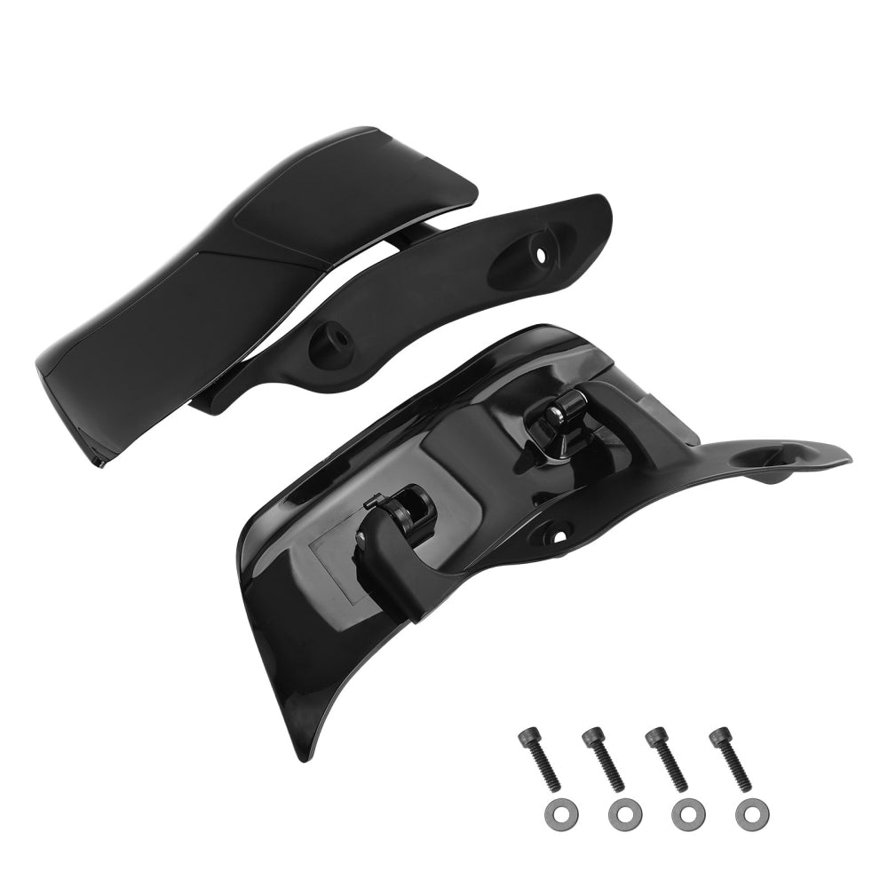 2015-2016 Harley Road Glide CVO Ultra FLTRUSE Left & Right Adjustable Upper Fairing Side Wind Air Deflector