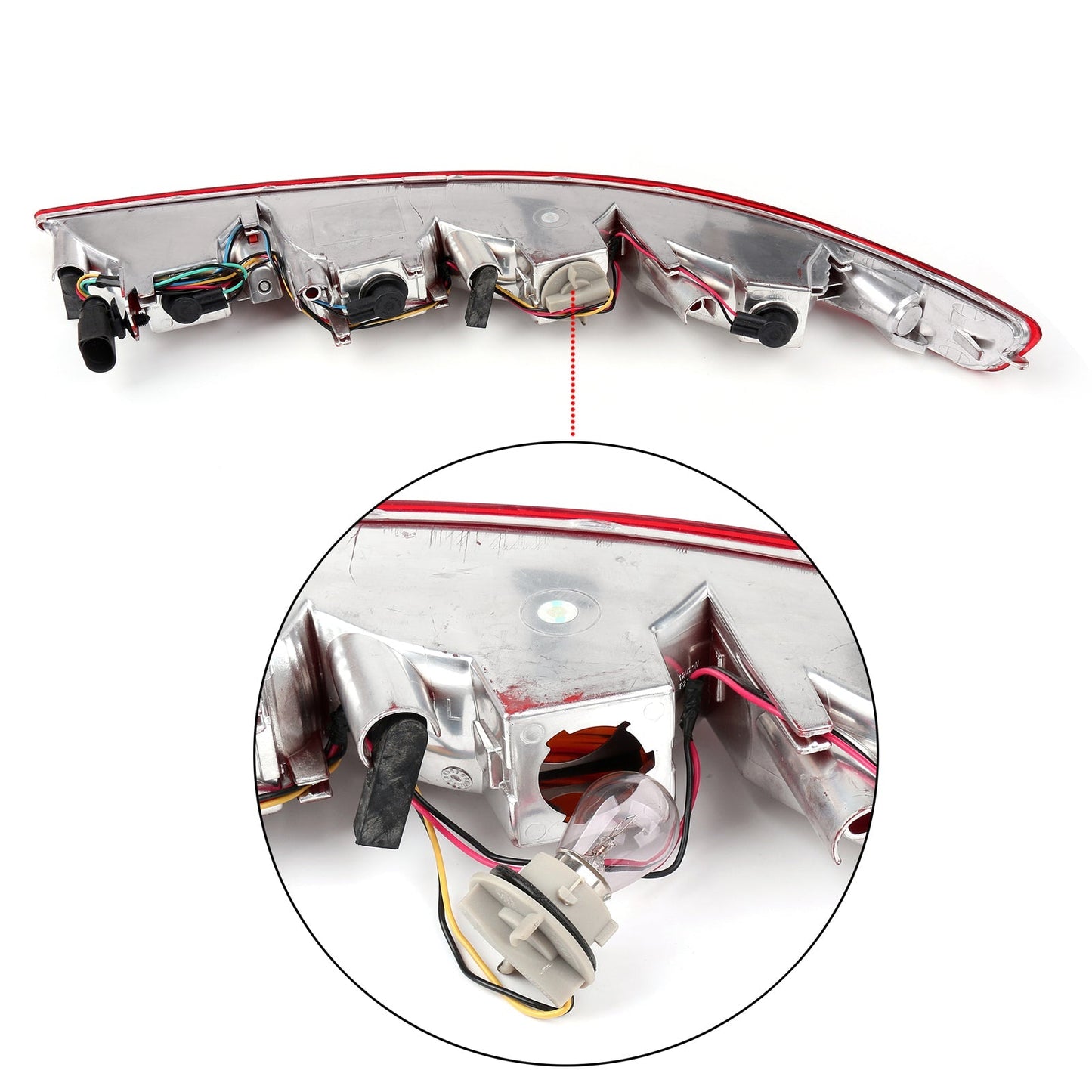 Left+Right Rear Lower Tail light Reverse Lamp Bumper Light 2009-2015 Audi Q5