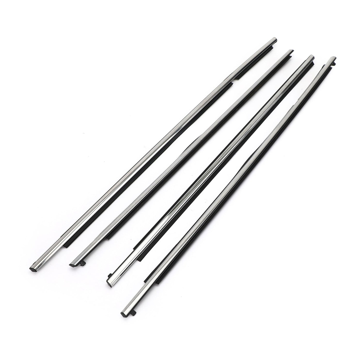 Joint d'étanchéité chromé pour vitres de voiture Toyota RAV4 2014-2019, 4 pièces, 75740-0R040