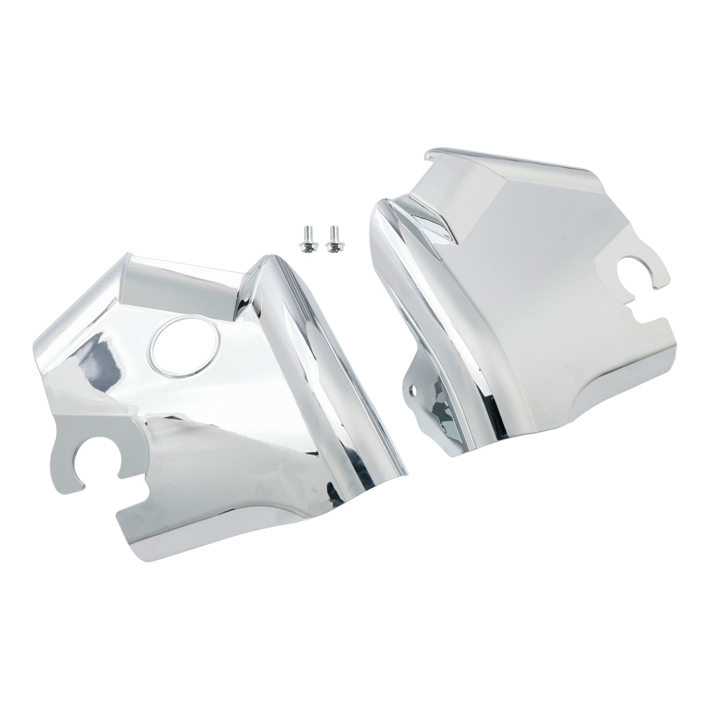 97-03 Yamaha XVS400 XVS650 Drag Star V-Star 650 Cubierta del cuello del marco de la horquilla cromada