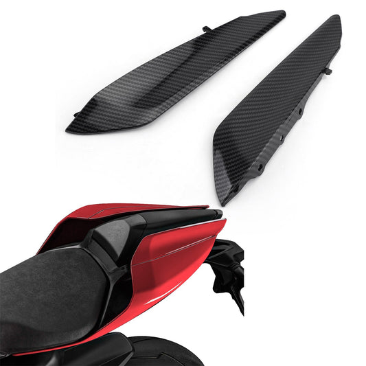 Garniture de carénage de panneau latéral de selle arrière en carbone pour Ducati 1299 2015-2024