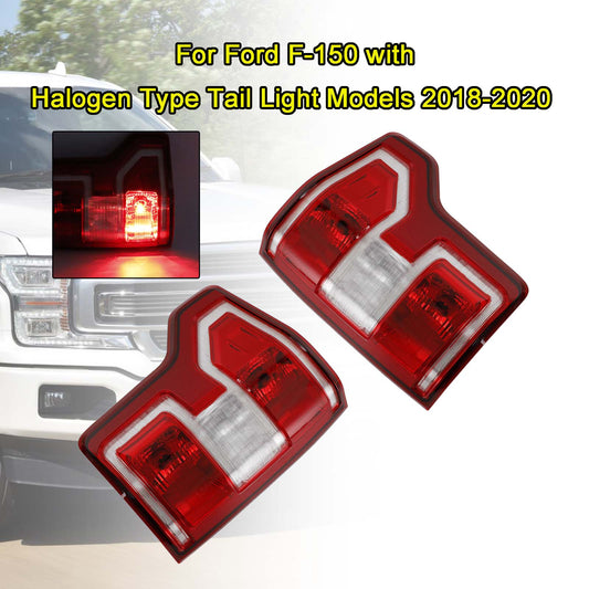 2018-2020 Ford F150 Left+Right Incandescent Type Halogen Tail Light LH+RH FO2800265 FO2801265
