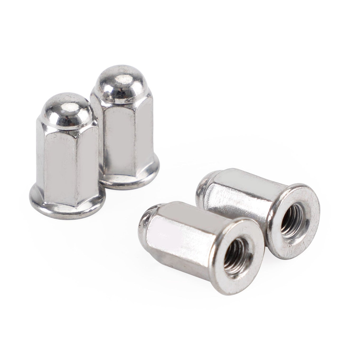 Kit de 4 juntas de escape y 8 tuercas ciegas para Honda CB 500 550 Four K0 K1 K2 K3 F1 F2