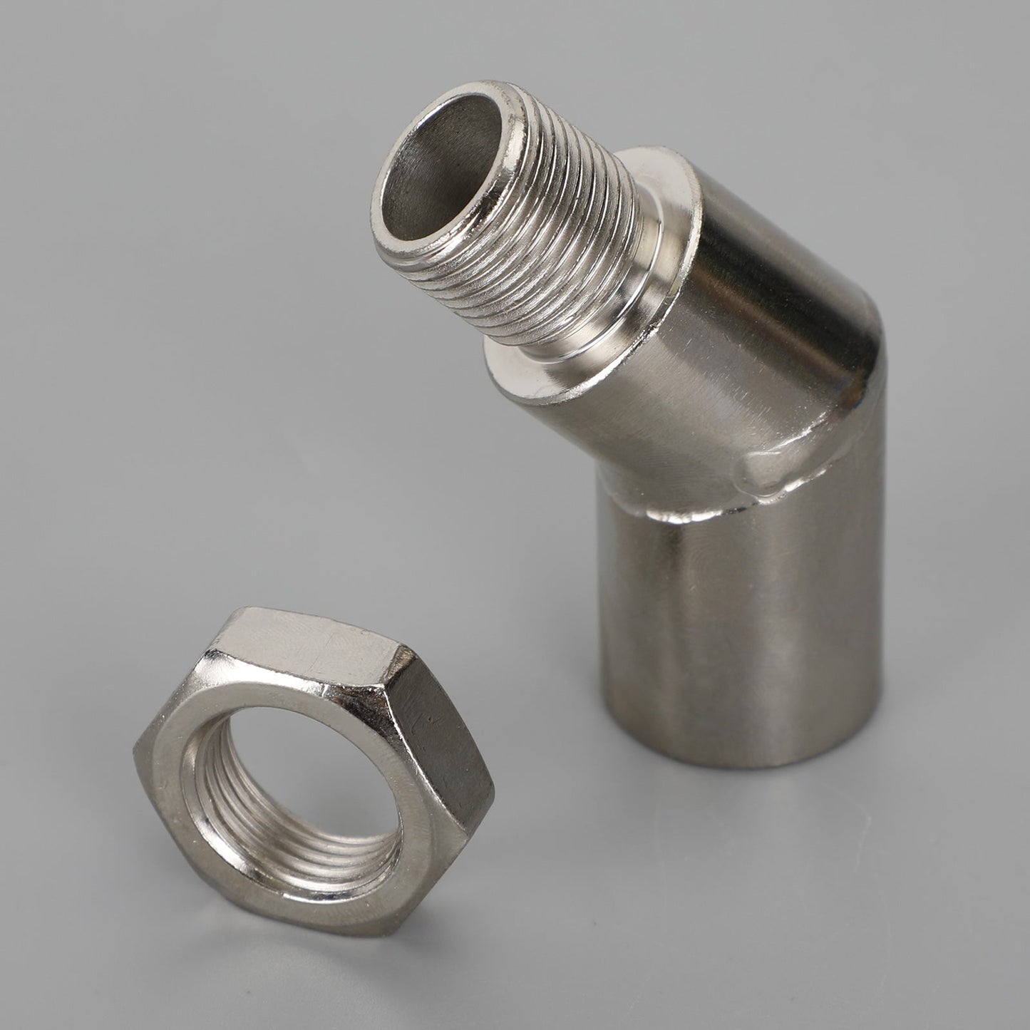 M18 X 1.5 135¡ã Catalytic Converter CEL Oxygen Sensor Extender Adapter Spacer