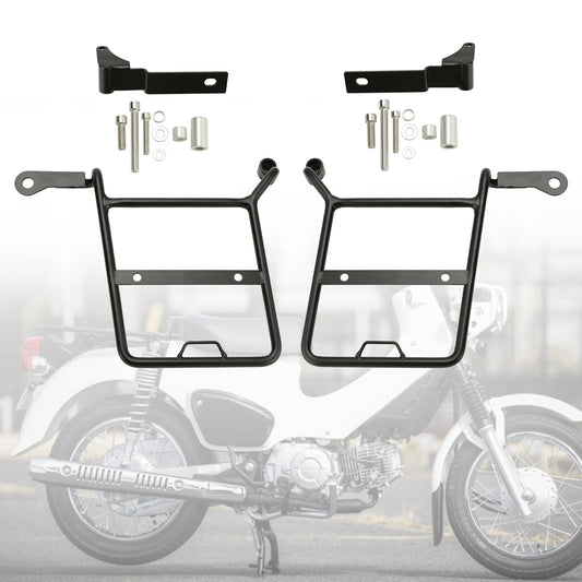 Support de fixation pour sacoche latérale noire pour Honda CROSS CUB SUPER CUB droit
