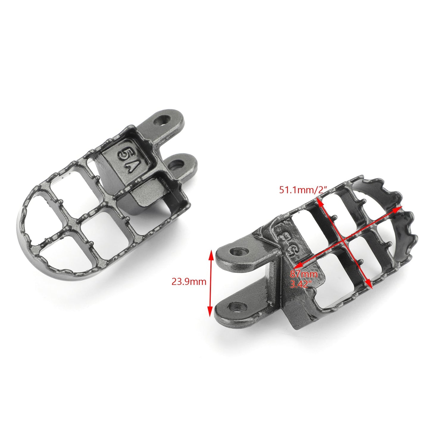 Estriberas para Honda XR250/400 XR350R XR600R XR650L XR650R CR80