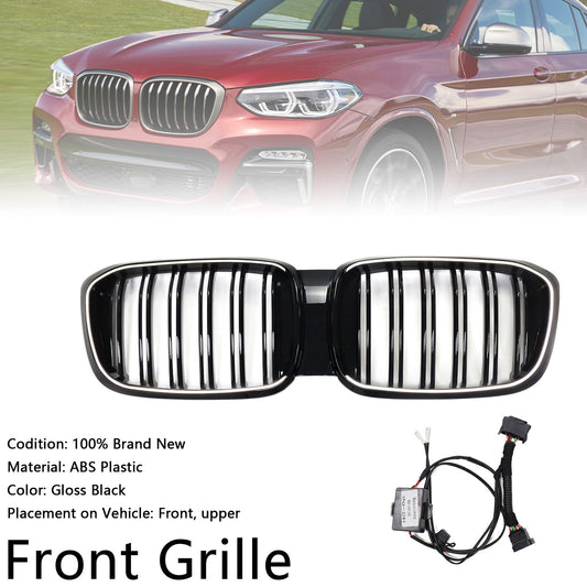 2018-2021 Front Kidney Mesh Grille Grill Fit BMW X4 G02 X3 G01 G08 Pre LCI